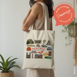 BRIELLE | Montreal Canada Souvenir Tote
