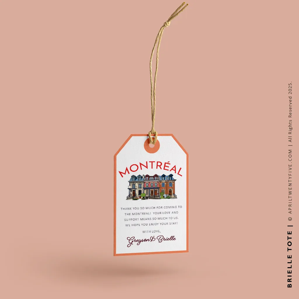 BRIELLE | Montreal Canada Souvenir Tote