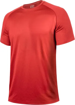 BRISIRA Coolmax Cooling Workout Shirts for Men Quick Dry Fit Moisture Wicking Gym Tshirts Athletic Active Short Sleeve Tees