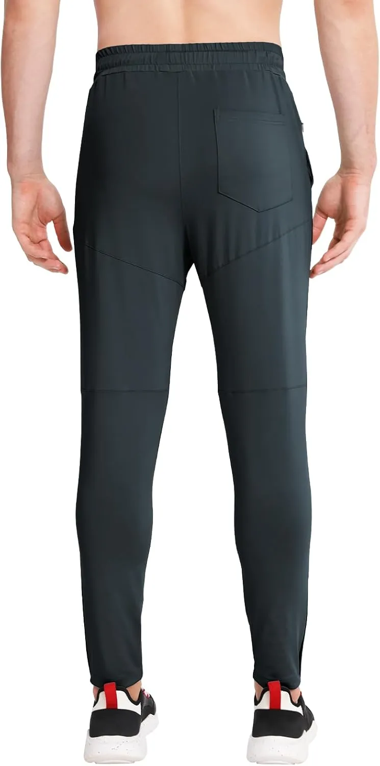 BROKIG Mens Tapered Gym Joggers,Men's Lightweight Jogging Pants Quick Dry Casual Athletic Running Workout with Pockets