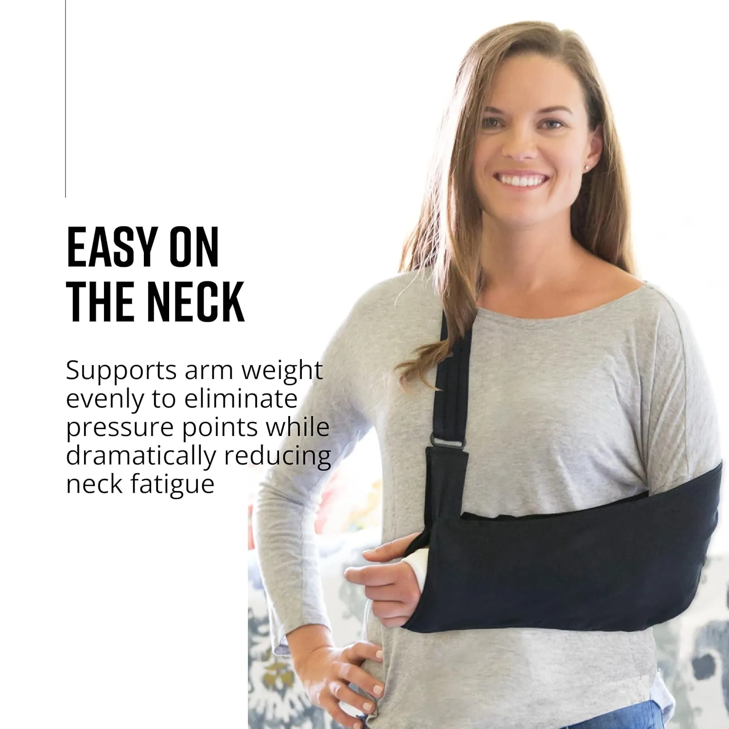 Brownmed - Joslin Sling Ultimate Arm Sling - Arm Sling for Men & Women to Support Shoulder, Elbow, or Wrist Injury - Arm Immobilizer, Shoulder Stabilizer & Rotator Cuff Support - Child/Small Adult