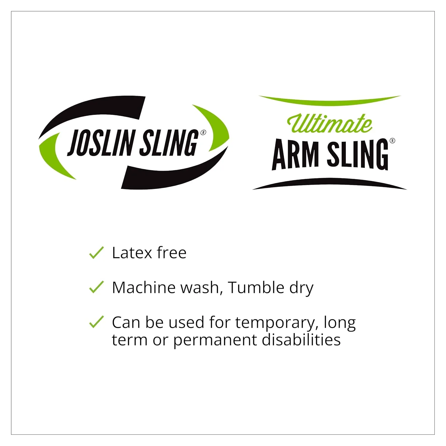 Brownmed - Joslin Sling Ultimate Arm Sling - Arm Sling for Men & Women to Support Shoulder, Elbow, or Wrist Injury - Arm Immobilizer, Shoulder Stabilizer & Rotator Cuff Support - Child/Small Adult