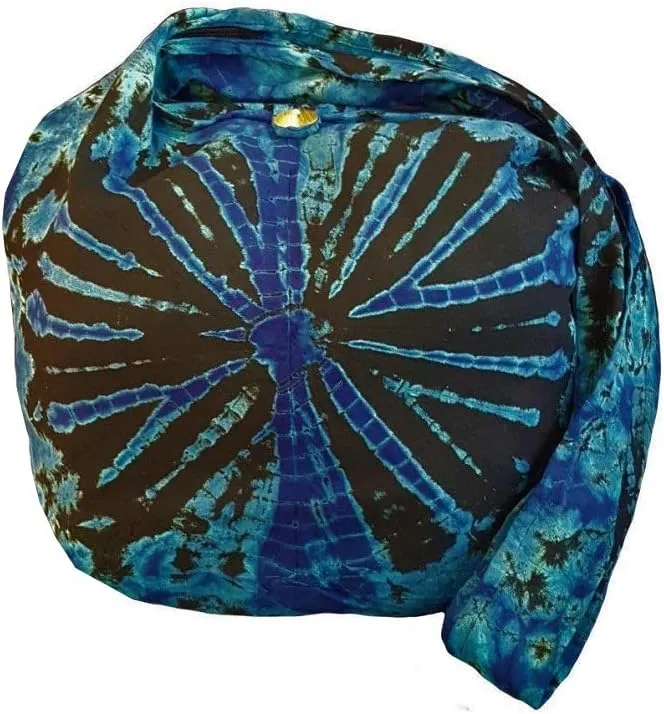 BTP! Tie Dye Sling Crossbody Shoulder Bag Purse Hippie Hobo Cotton Bohemian Colorful Firework