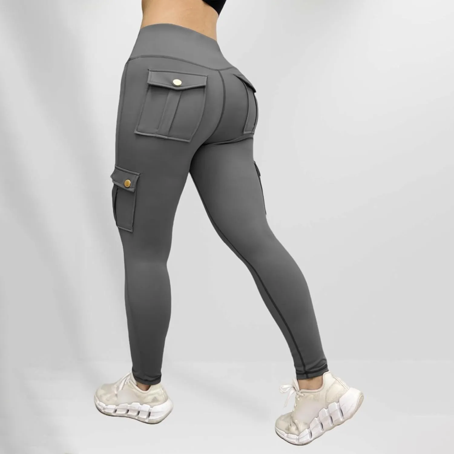 Butt Lifting Leggings for Women 2024 Fashion Flare Cargo Gym Workout Leggings High Waist Seamless Yoga Baggy Pants
