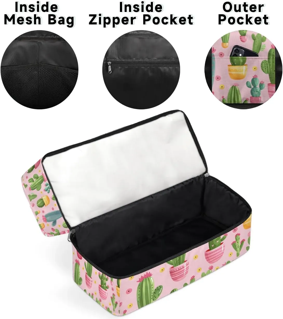 Cactus Plant Theme Travel Duffel Bag Dry Wet Separated Sports Tote Travel Duffle Bag Gym Workout Bag Women Travel Duffel Bag for Women, Travel, Gym, Work