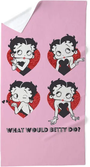 CafePress Betty Boop WWBD 30"x60" Absorbent, Soft Beach Towel