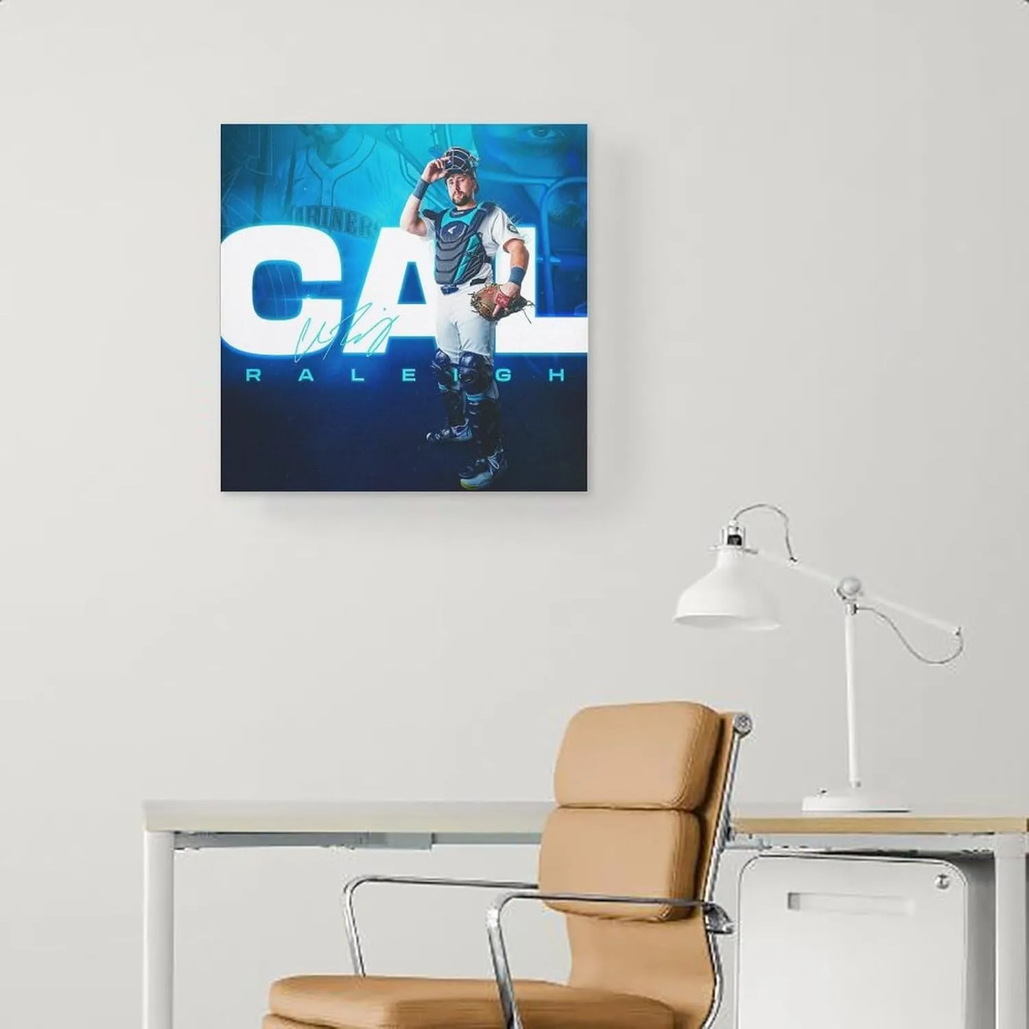 Cal Raleigh Poster Canvas Wall Art Decorative Bedroom Modern Home Print Picture Artworkss 20x20inch(50x50cm)