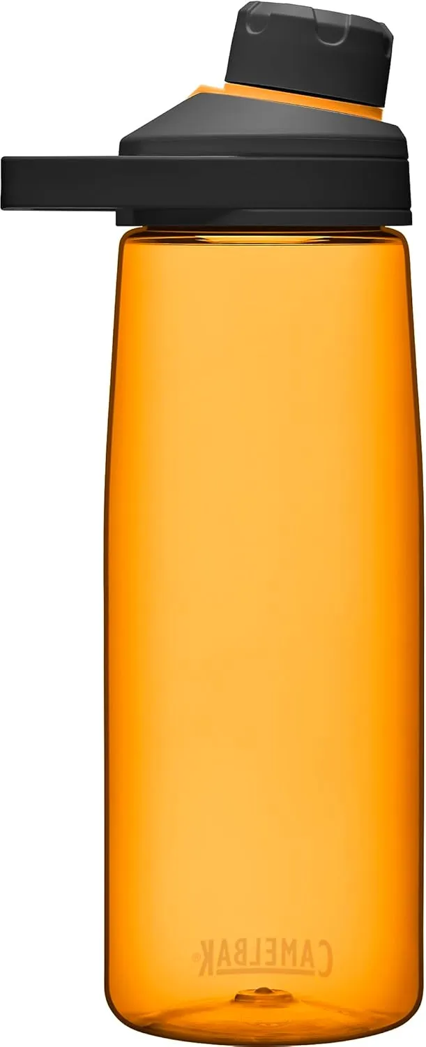 CamelBak Chute Mag BPA Free Water Bottle with Tritan Renew - Magnetic Cap Stows While Drinking, 25oz, Lava