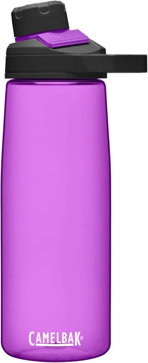 CamelBak Chute Mag BPA Free Water Bottle with Tritan Renew - Magnetic Cap Stows While Drinking, 25oz, Lupine