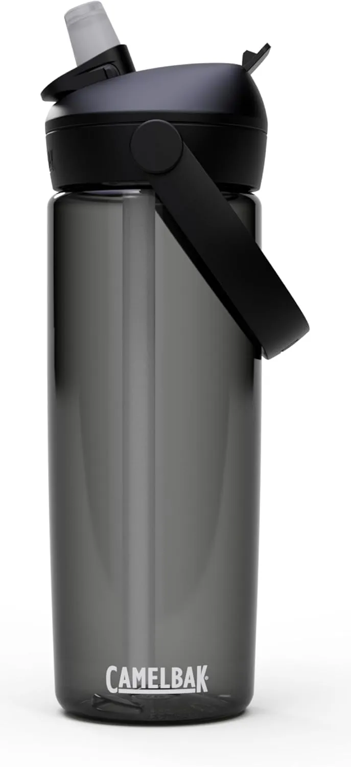 CamelBak Thrive Flip Straw Tritan Renew Water Bottle Charcoal, 20oz