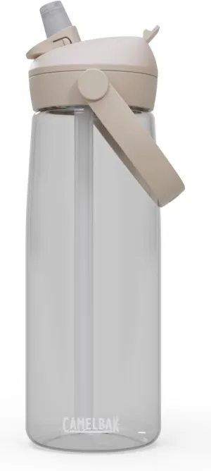 CamelBak Thrive Flip Straw Tritan Renew Water Bottle Clear, 25oz