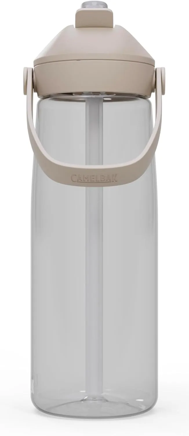 CamelBak Thrive Flip Straw Tritan Renew Water Bottle Clear, 25oz