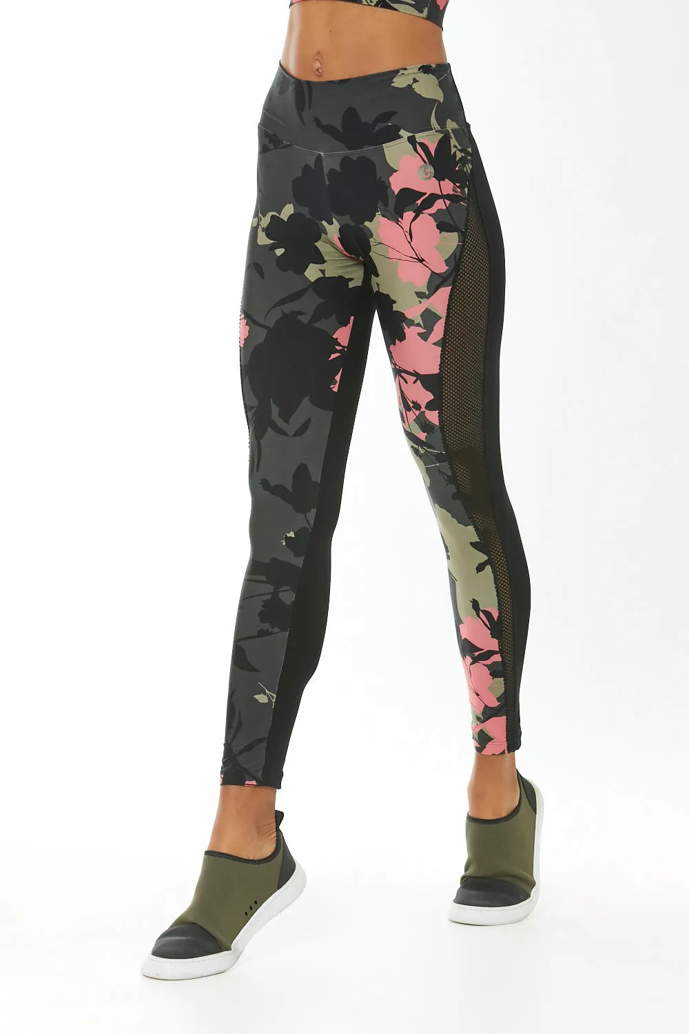 CAMO FLOWER FULL LENGTH LEGGINGS