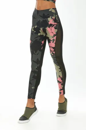 CAMO FLOWER FULL LENGTH LEGGINGS