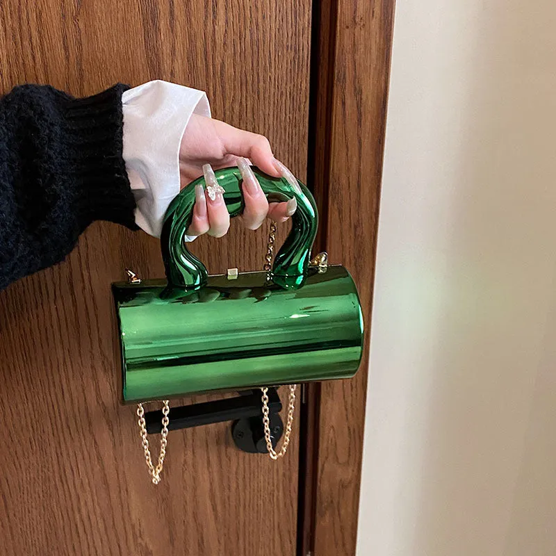 Candy Color Acrylic Cylinder Mori Style Bags