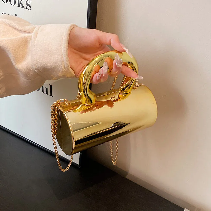 Candy Color Acrylic Cylinder Mori Style Bags
