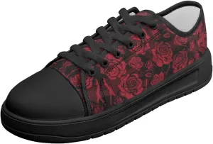 Canvas Shoes for Women Low Top Casual White Black Sneakers Womens Lace Up Fashion Comfortable Walking Shoes