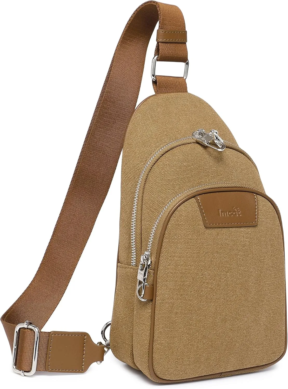 Canvas Small Sling Bag for Women Men Anti Theft Crossbody Bags RFID Blocking Cross Body Bag for Woman Travel Sling Purse