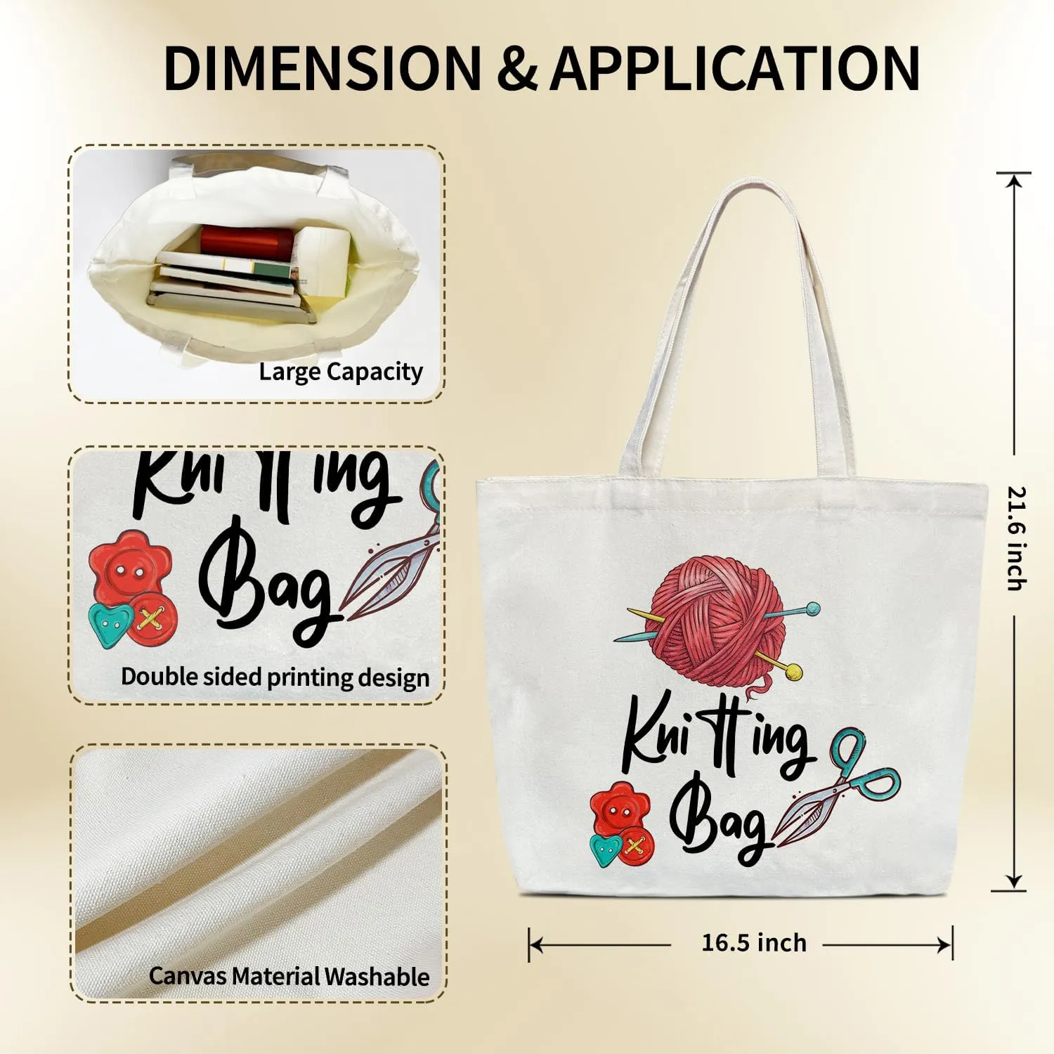 Canvas Tote Bag Aesthetic Tote Bag for Women Shopping Reusable Grocery Bag Shoulder Bag