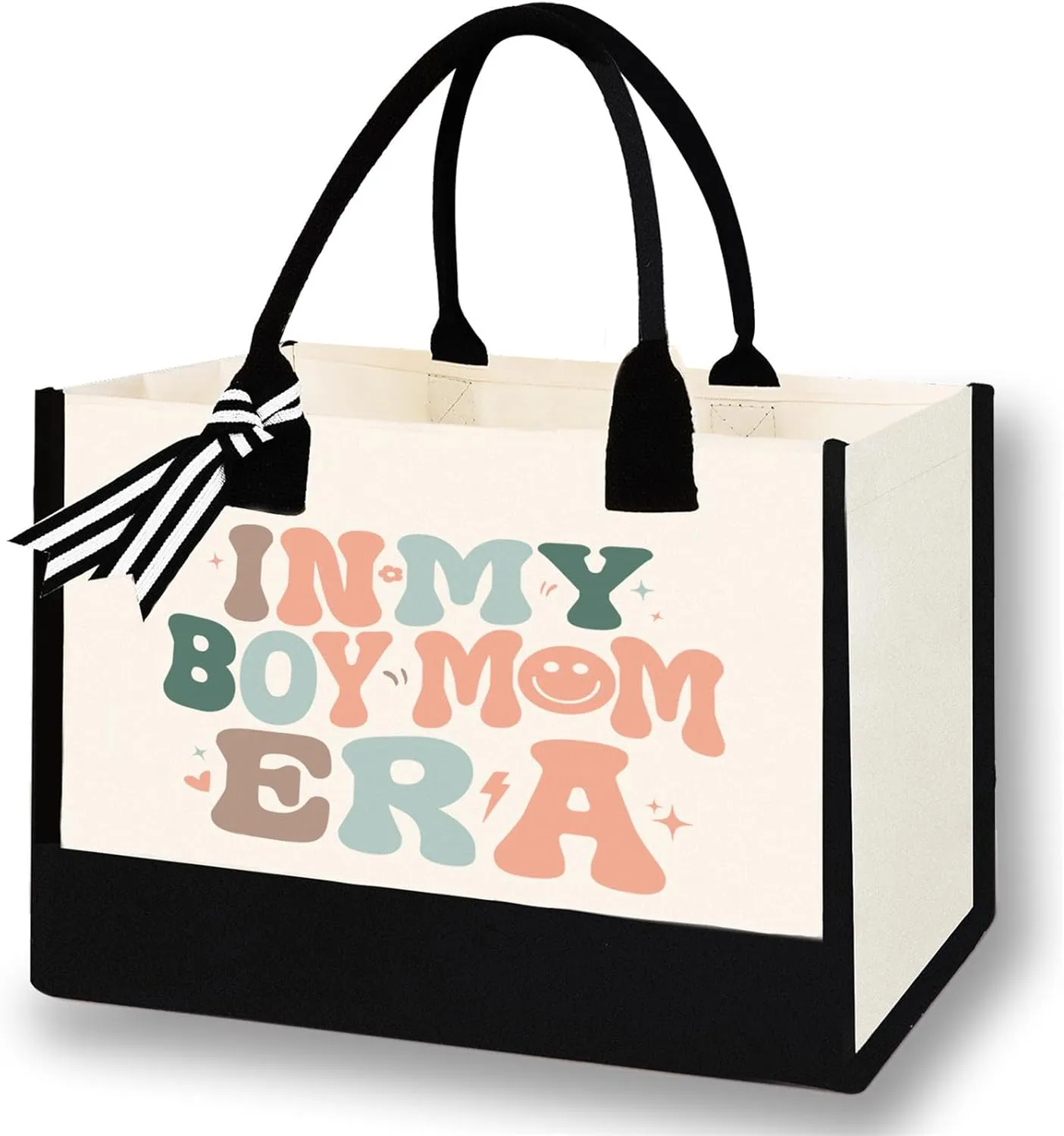 Canvas Tote Bag for Mom Nurse Teacher Boss Lady Dog Mom Christmas Birthday Gifts for Women Lady for Shopping