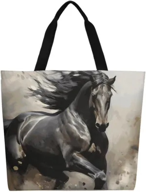 Canvas Tote Bag Large Women Casual Shoulder Bag Handbag Reusable Beach Shopping Grocery Bag For Outdoors