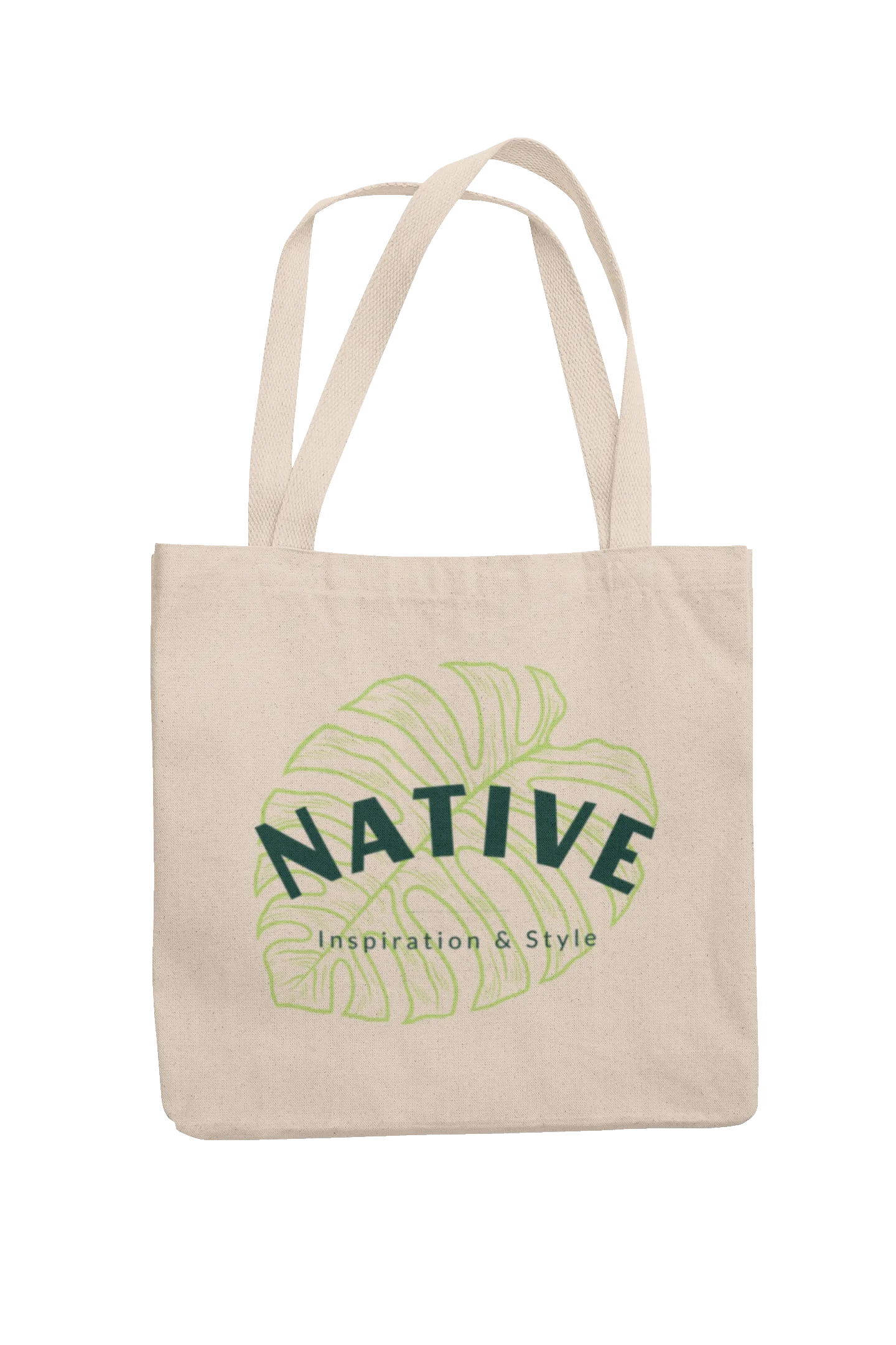 Canvas Tote with Spot Graphics Art