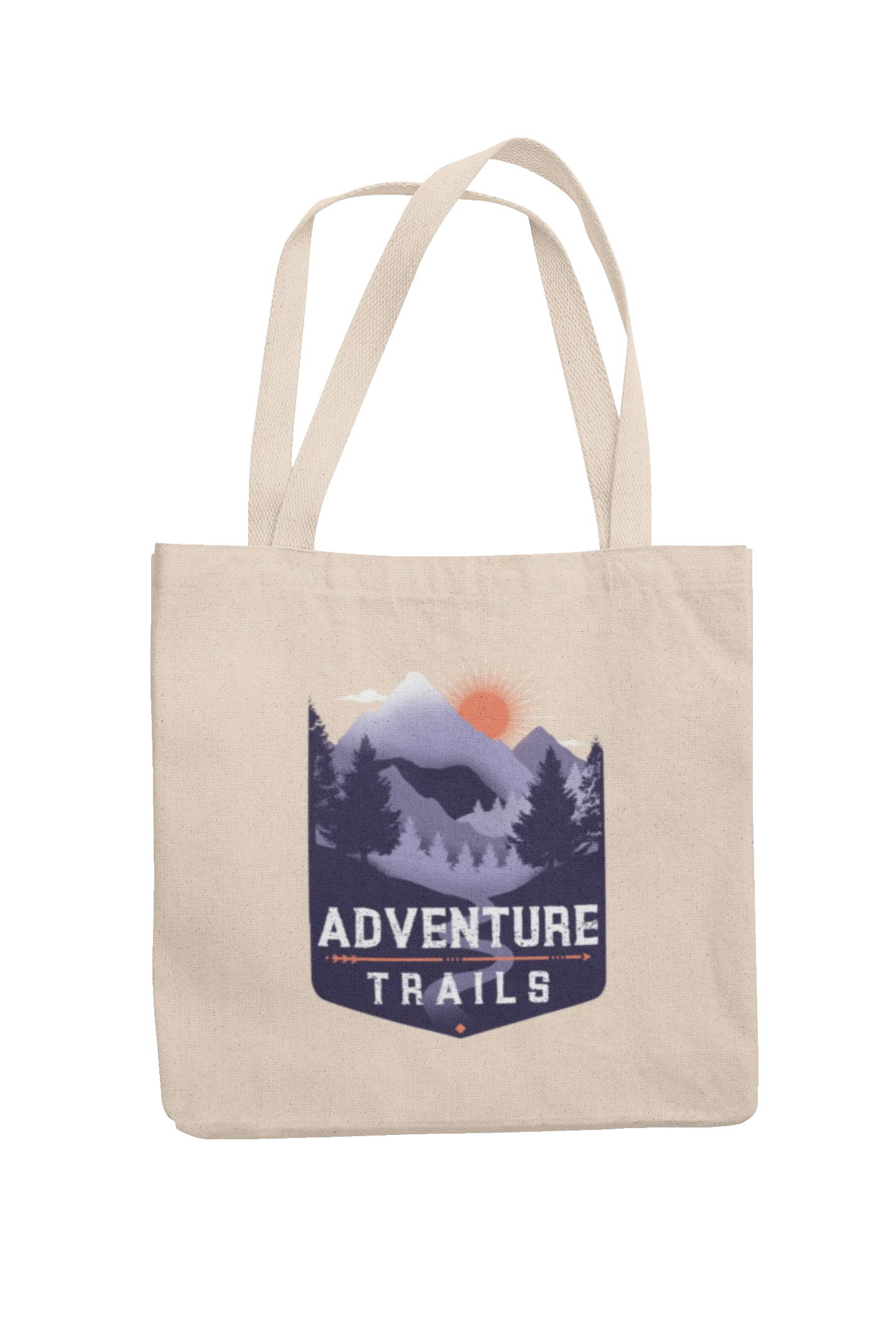Canvas Tote with Spot Graphics Art