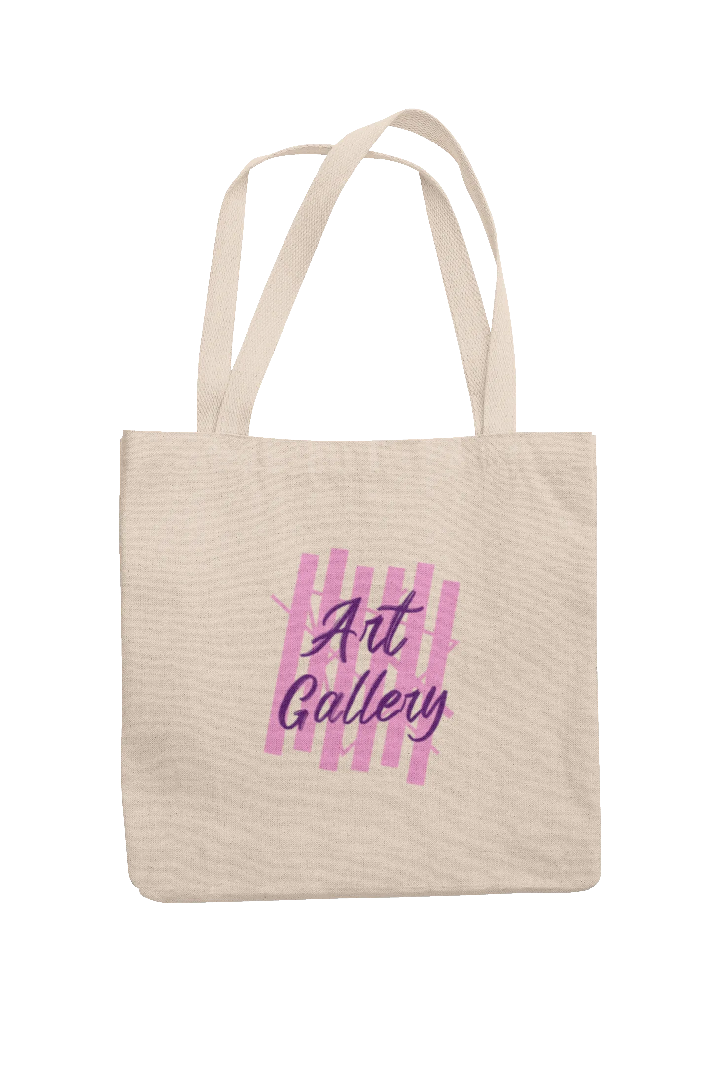 Canvas Tote with Spot Graphics Art
