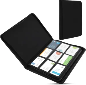 Card Storage Album PU Card Protection Album with Pages for and Trading Cards Easy Access Organizer for Collectors Design