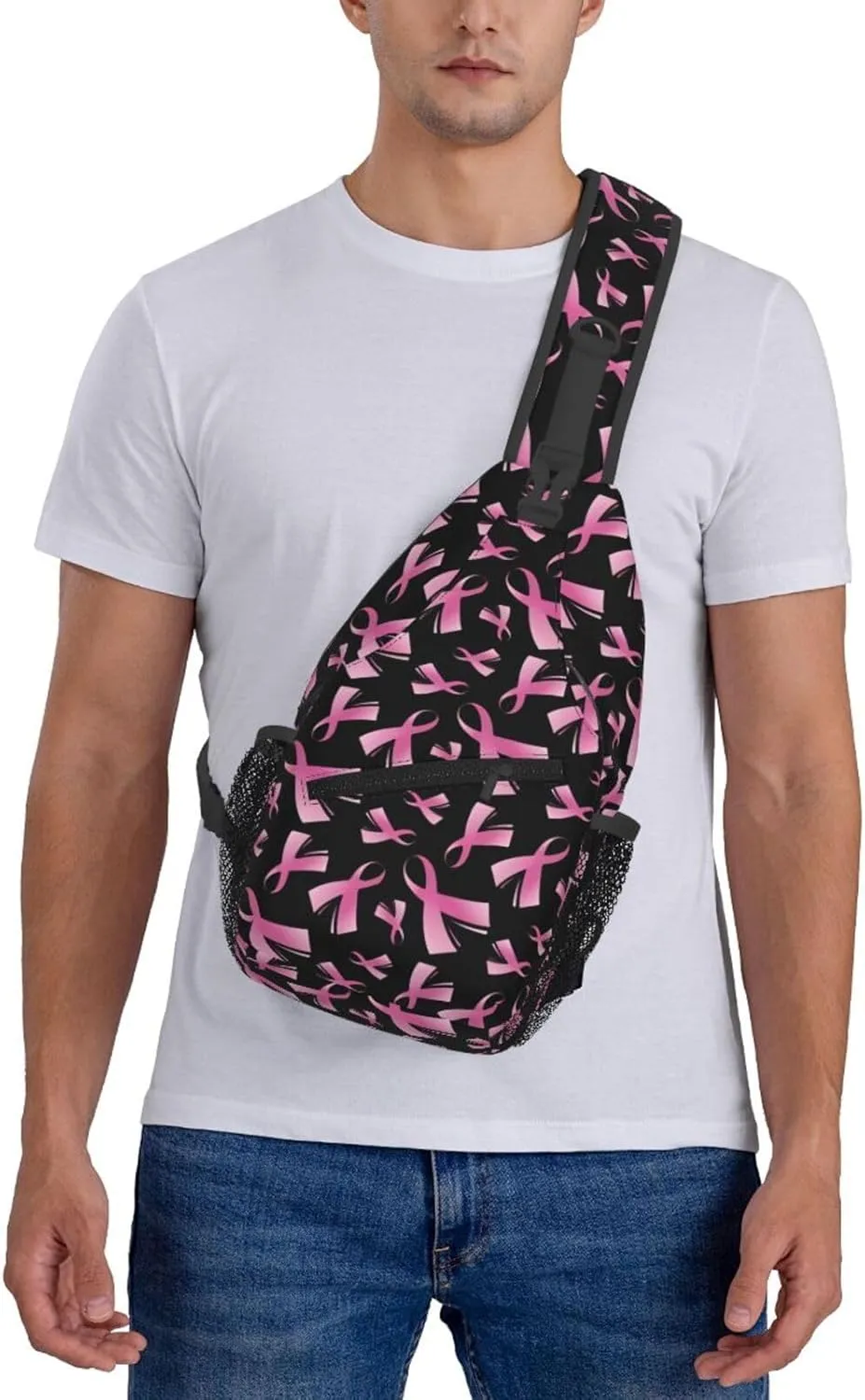 Cash US Dollar Sling Bag Adjustable Crossbody Bag Casual Chest Bags Travel Shoulder Backpack For Women Men