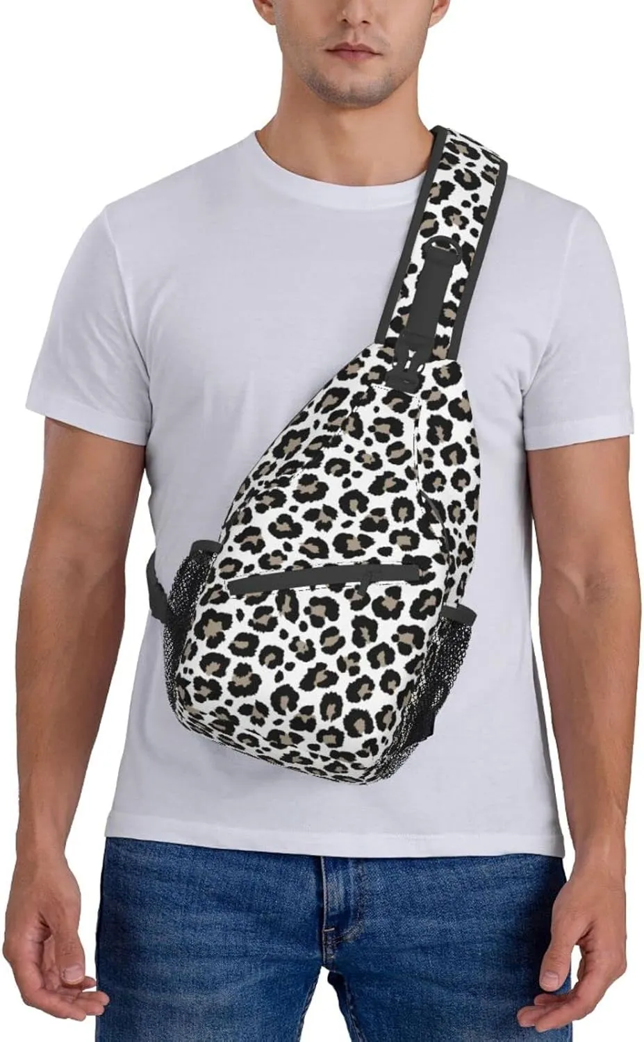 Casual Sling Bag Crossbody Shoulder Backpack Gym Sports Travel Hiking Daypack Chest Bag Small Backpack for Women Men