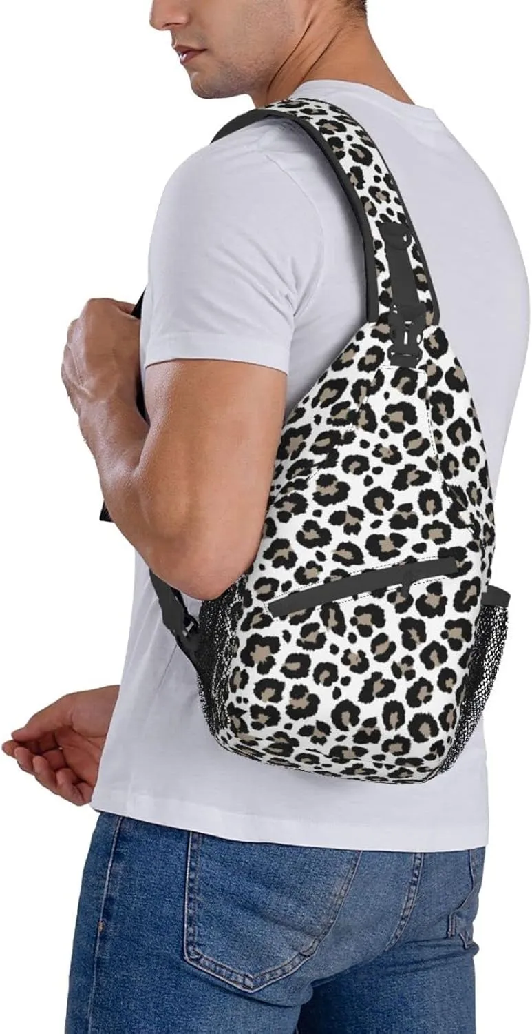 Casual Sling Bag Crossbody Shoulder Backpack Gym Sports Travel Hiking Daypack Chest Bag Small Backpack for Women Men