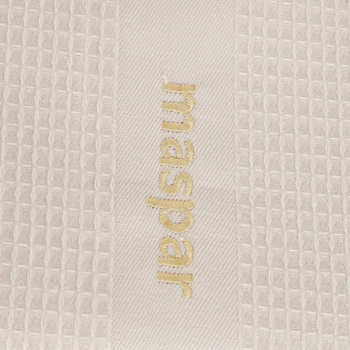 Catalina Waffle Antimicrobial Antifungal Super Absorbent Quick Dry Gym/Travel Cream Towel Set