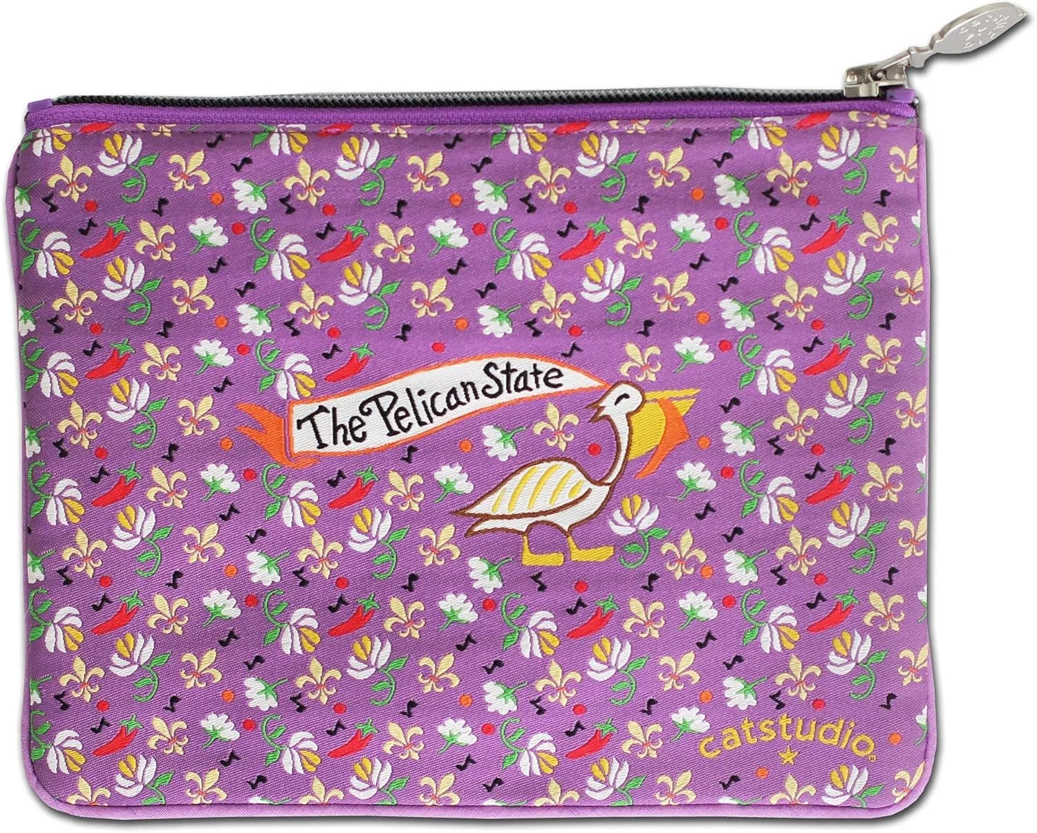 catstudio Louisiana Zipper Pouch Purse | Holds Your Phone, Coins, Makeup, Dog Treats, & Tech Tools