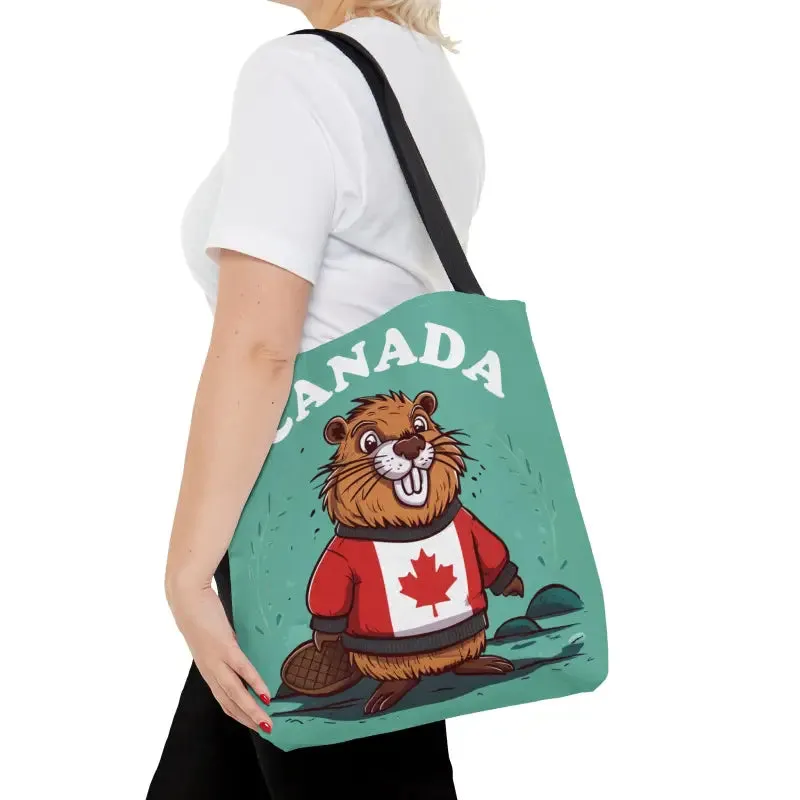Celebrate Canada Day with a Beaver Tote Bag
