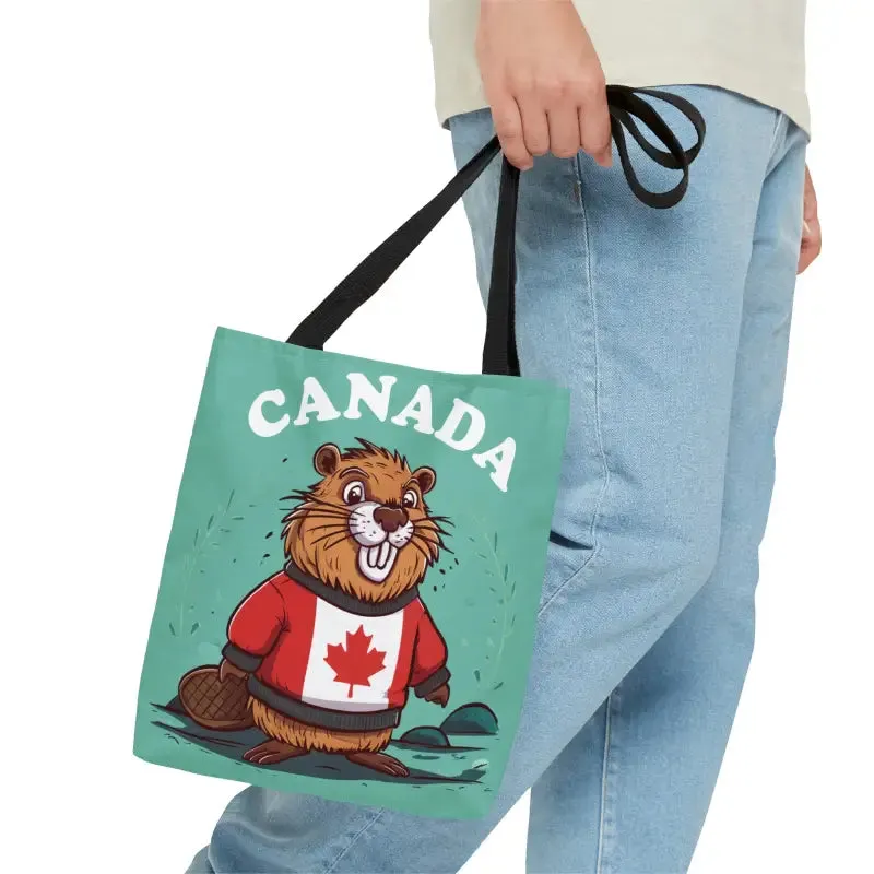 Celebrate Canada Day with a Beaver Tote Bag