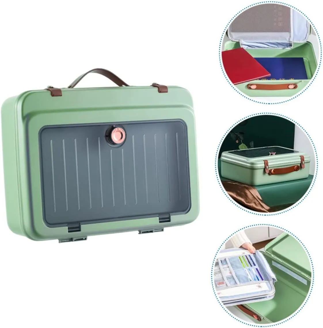Certificate Organizer Id Storage Travel File Case Banknotes Letters Receipts Bills