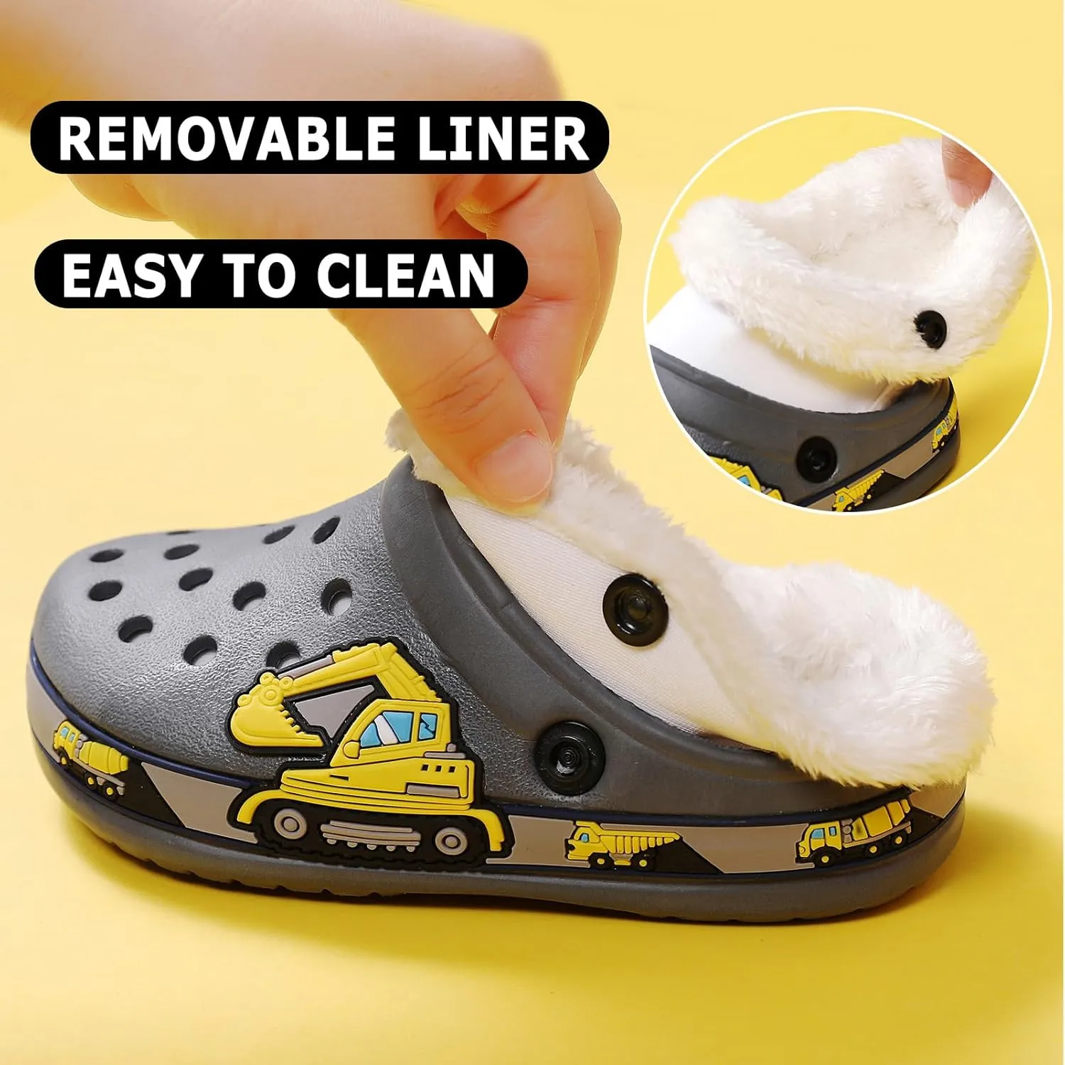 CERYTHRINA Kid's Cute Garden Clogs Shoes Cartoon Slides Sandals Clogs Children Beach Pool Slippers