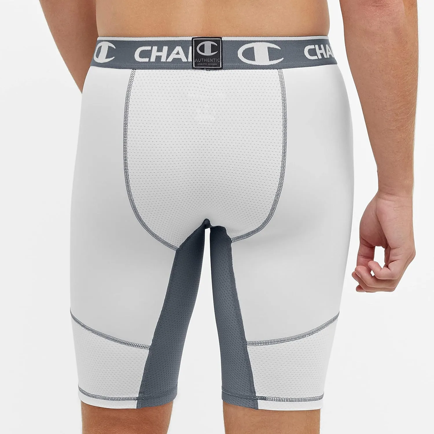 Champion mens Shorts, Compression Shorts With Total Support Pouch, Moisture Wicking, 6" & 9"