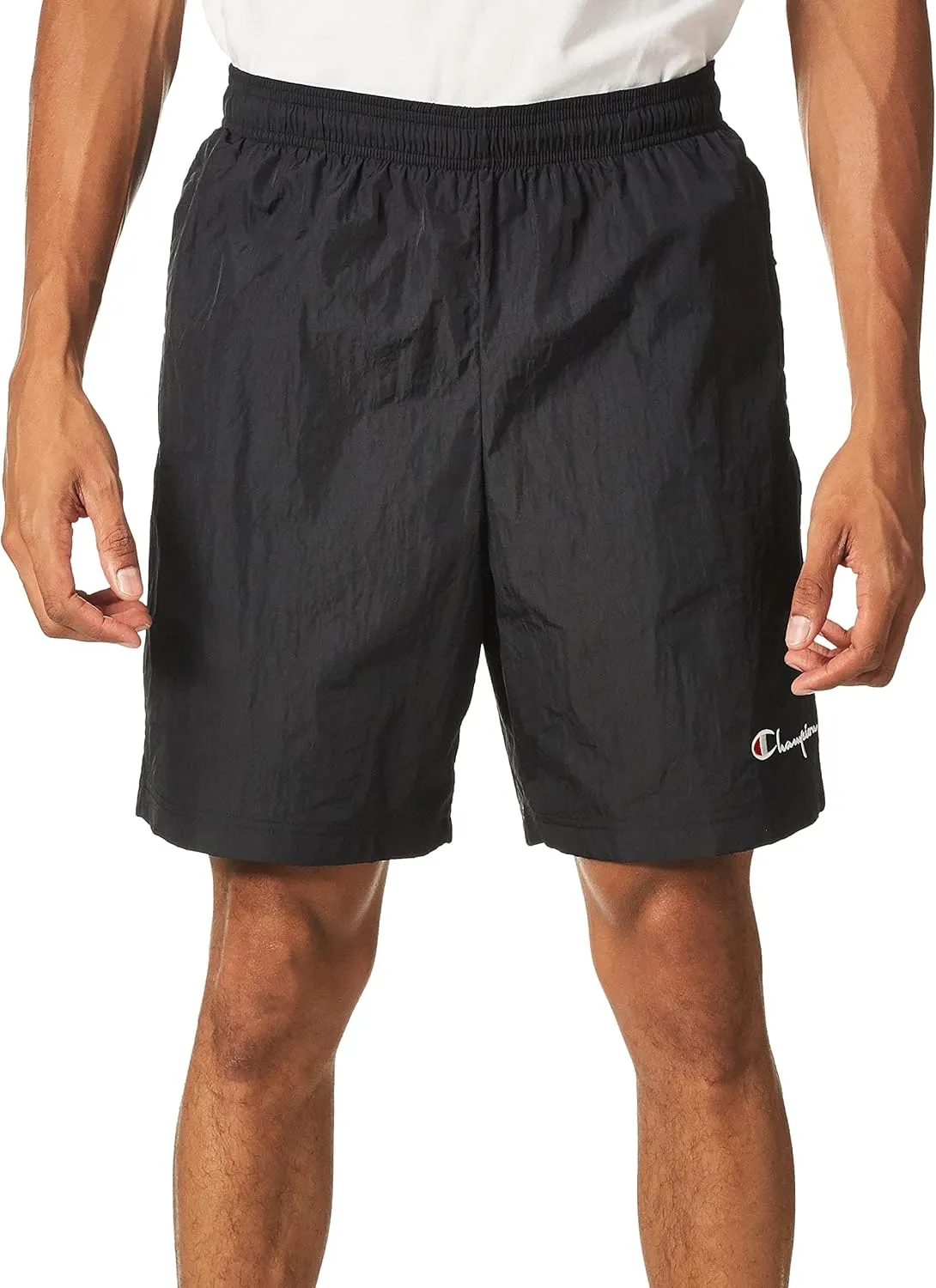 Champion Men's Warm-up Shorts, Nylon Shorts for Men, Gym Shorts for Men, Athletic Shorts, 6"
