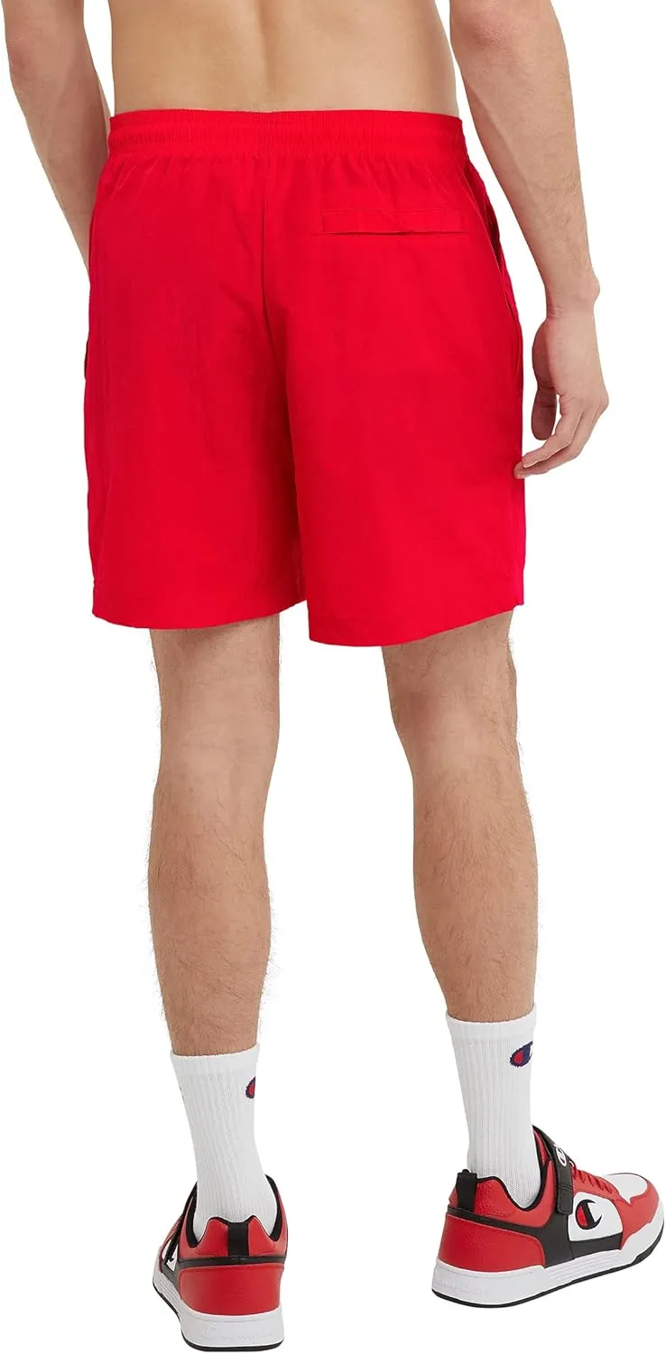 Champion Men's Warm-up Shorts, Nylon Shorts for Men, Gym Shorts for Men, Athletic Shorts, 6"