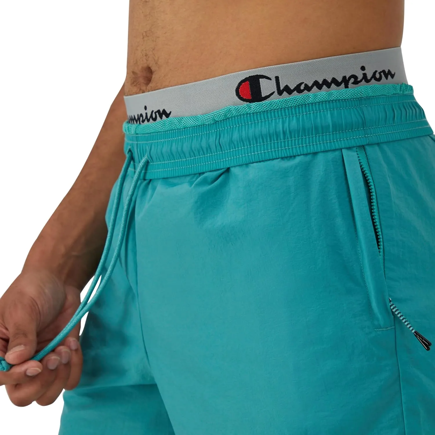 Champion Men's Warm-up Shorts, Nylon Shorts for Men, Gym Shorts for Men, Athletic Shorts, 6"
