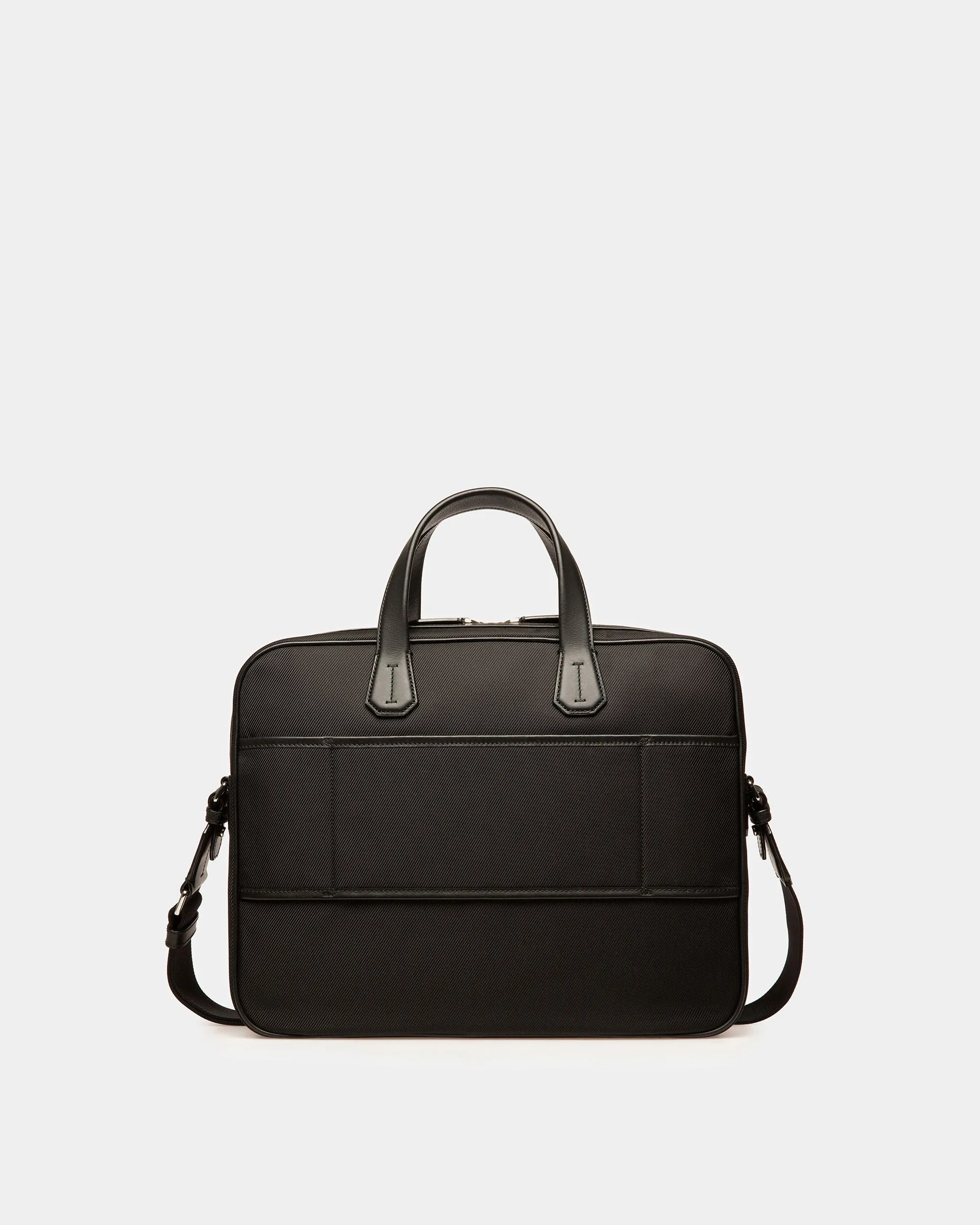 Chandos Small Techno Nylon Business Bag In Black