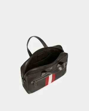 Chandos Small Techno Nylon Business Bag In Black