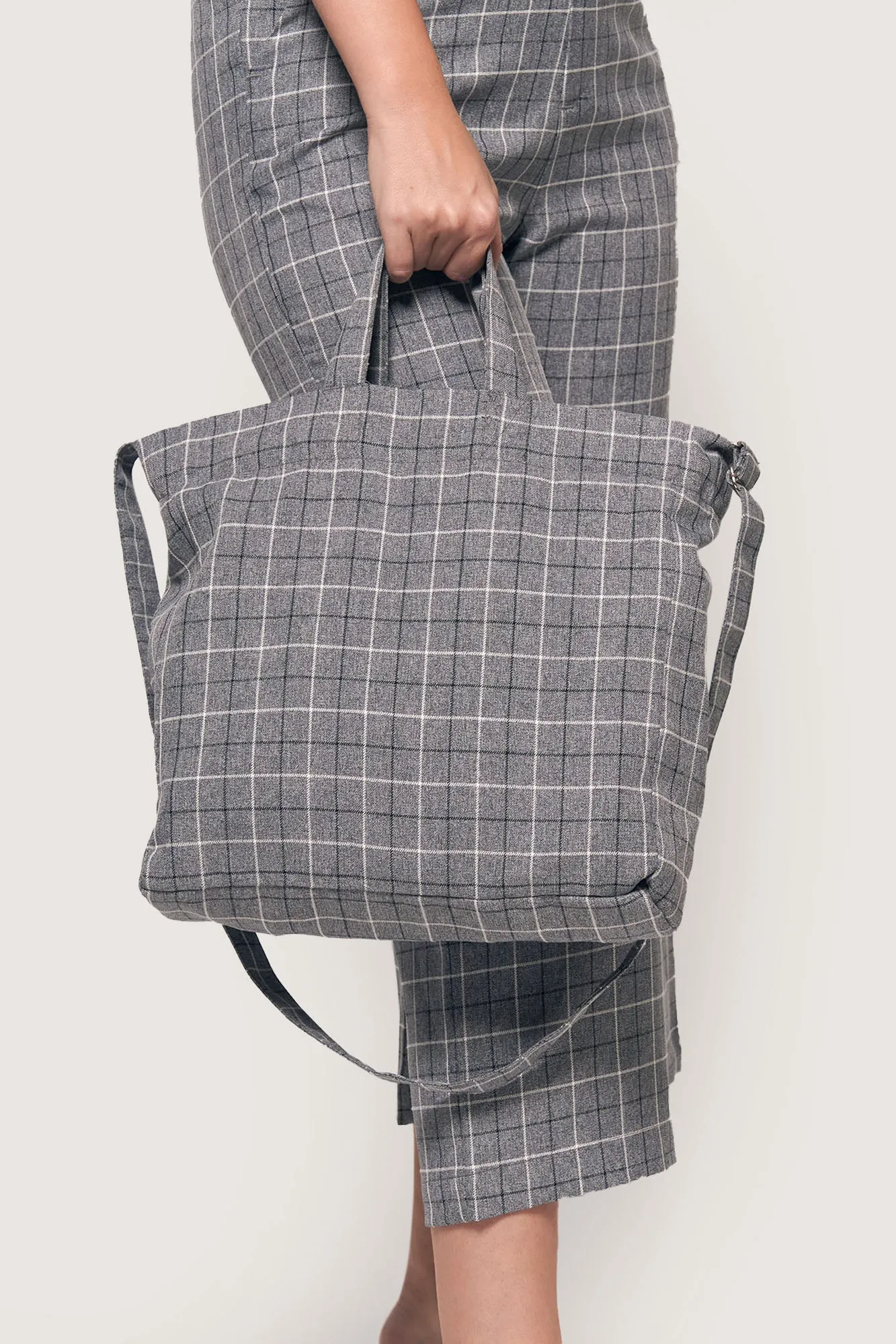 Checked Sling Bag