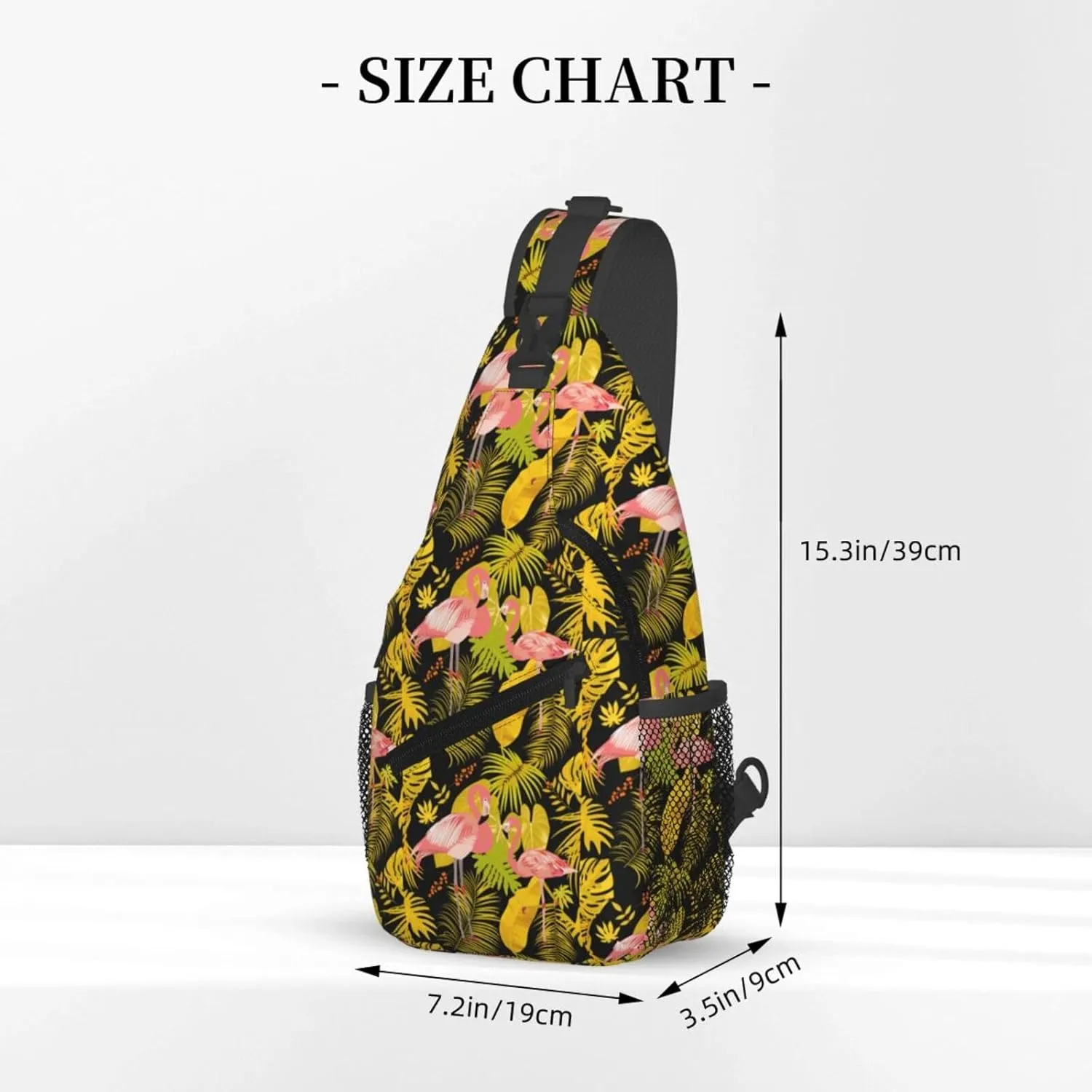 Chest Sling Bag Crossbody Shoulder Backpack Bag Gym Cycling Travel Hiking Daypack Cross Bag