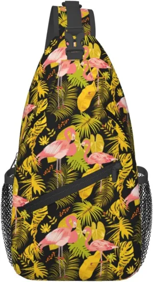 Chest Sling Bag Crossbody Shoulder Backpack Bag Gym Cycling Travel Hiking Daypack Cross Bag