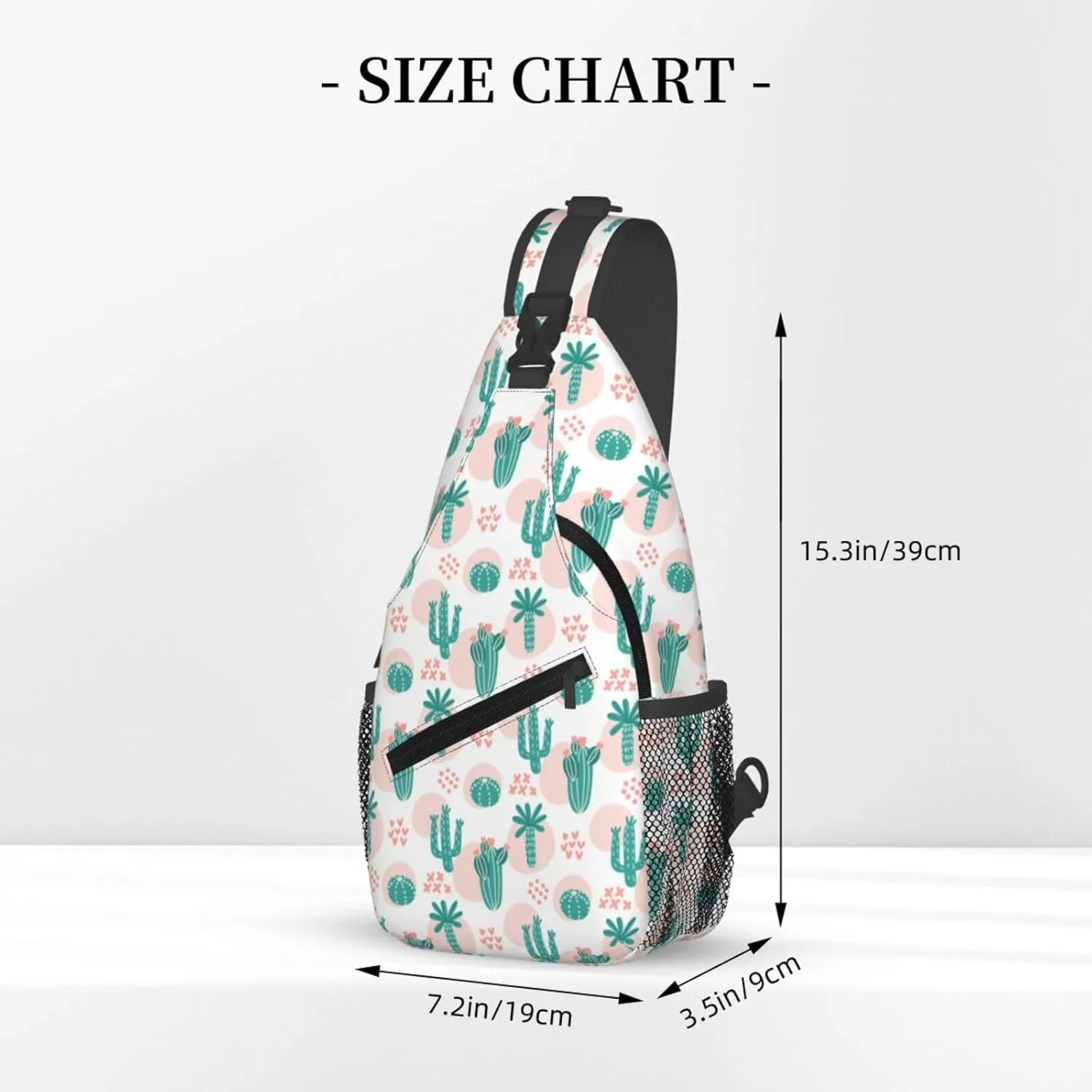 Chest Sling Bag Crossbody Shoulder Backpack Bag Gym Cycling Travel Hiking Daypack Cross Bag