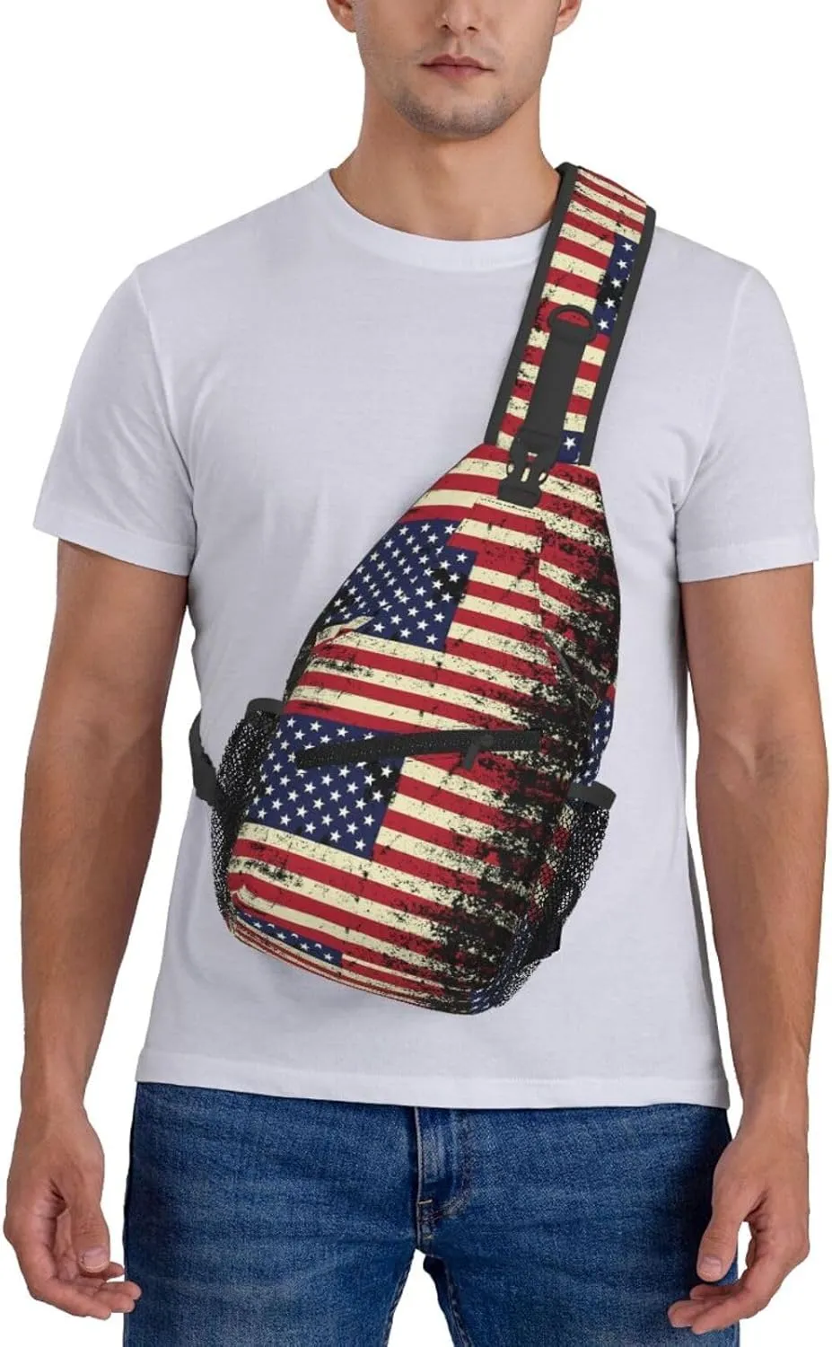 Chest Sling Bag Crossbody Shoulder Backpack Bag Gym Cycling Travel Hiking Daypack Cross Bag