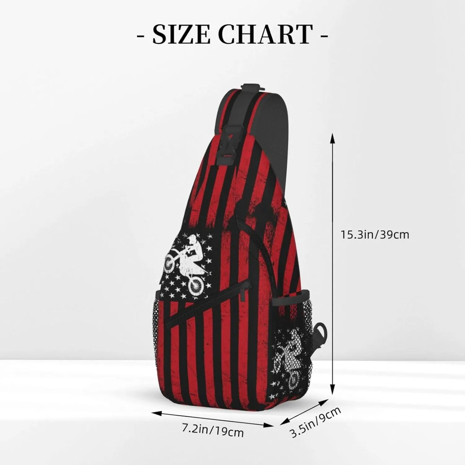 Chest Sling Bag Crossbody Shoulder Backpack Bag Gym Cycling Travel Hiking Daypack Cross Bag